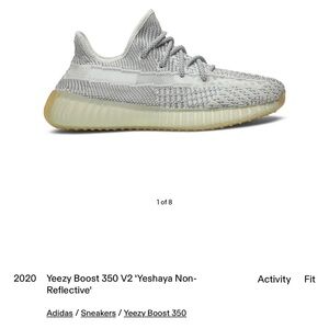 Yeezy Boost 350 V2 Gray and Tan Sneakers